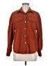 Unbranded 100% Polyester Brown Long Sleeve Blouse Size M - photo 1