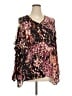 Cato 100% Polyester Brown 3/4 Sleeve Blouse Size 22/24W - photo 1