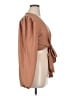 Missguided Brown Long Sleeve Blouse Size 14 - photo 4