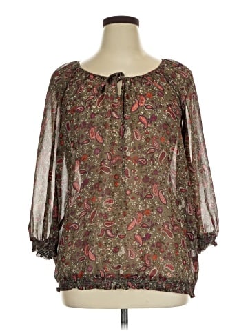 Faded Glory 3/4 Sleeve Blouse (view 1)