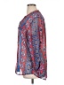 Kut from the Kloth 100% Polyester Blue Long Sleeve Blouse Size XL - photo 5