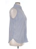 H&M Blue Sleeveless Button-Down Shirt Size 14 - photo 4