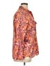 Gap Outlet Floral Orange Long Sleeve Button-Down Shirt Size XL - photo 4