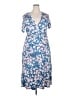 Matty M Floral Blue Casual Dress Size XXL - photo 1