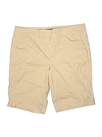 Ann Taylor Khaki Shorts (view 1)