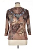 Cactus Brown 3/4 Sleeve Top Size XL - photo 2