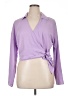Intempo 100% Polyester Purple Long Sleeve Blouse Size XL - photo 1