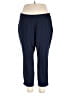 Investments Solid Blue Active Pants Size 16 - photo 1