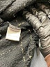 Miss Sparkling 100% Polyester Tweed Black Blazer Size L - photo 7