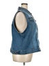 Westbound Blue Denim Vest Size 3X - photo 4