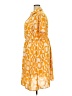 BLOOMCHIC 100% Polyester Print Yellow Casual Dress Size 18 - photo 5
