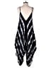 Angie 100% Rayon Tie-dye Black Jumpsuit Size S - photo 2