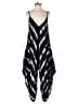 Angie 100% Rayon Tie-dye Black Jumpsuit Size S - photo 1