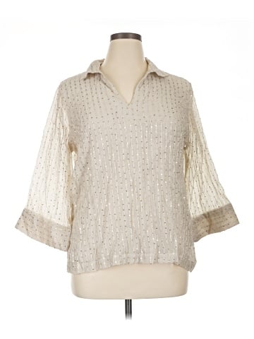 JM Collection 3/4 Sleeve Blouse (view 1)