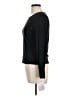 Classiques Entier 100% Silk Black Long Sleeve Silk Top Size L - photo 5