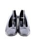 Amalfi Metallic Gray Heels Size 8 1/2 - photo 2