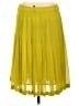 BCBGMAXAZRIA Solid Yellow Casual Skirt Size 10 - photo 2
