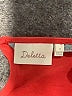 Deletta Orange Sleeveless Blouse Size M - photo 7