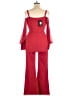 Fashion Nova Solid Red Jumpsuit Size XL - photo 2