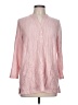 Fever Pink Long Sleeve Blouse Size L - photo 1