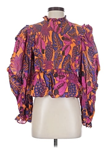 FARM Rio Long Sleeve Blouse (view 1)