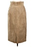 Alaïa 100% Acetate Tan Vintage leather skirt Size EU (FR) 40 / US 8 - photo 2