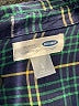Old Navy 100% Cotton Plaid Green Long Sleeve Button-Down Shirt Size L - photo 7