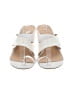 Veronica Beard 100% Leather White Sandals Size 8 1/2 - photo 2