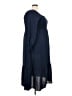 Unbranded Solid Blue Casual Dress Size 3X - photo 4