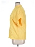 Unbranded 100% Polyester Yellow Short Sleeve Blouse Size XL - photo 5