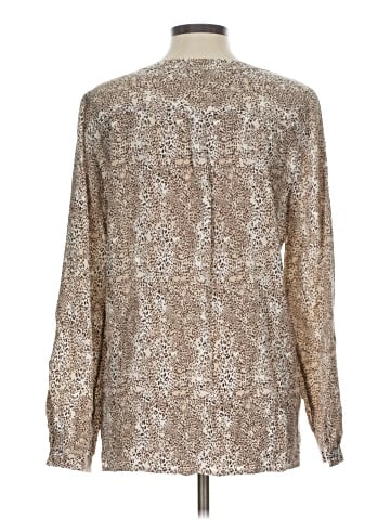 Joie Long Sleeve Silk Top (view 2)
