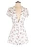 Unbranded Floral White Romper Size S - photo 1