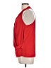 Naked Zebra 100% Polyester Red Sleeveless Blouse Size L - photo 5