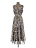 1.State Paisley Gray Casual Dress Size M - photo 2