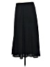 Halogen 100% Polyester Solid Black Formal Skirt Size M - photo 2