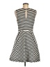 Express Stripes Black Casual Dress Size M - photo 2