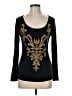 Cache Black Long Sleeve Top Size M - photo 1