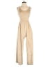 OAK + FORT Solid Tan Jumpsuit Size S - photo 1