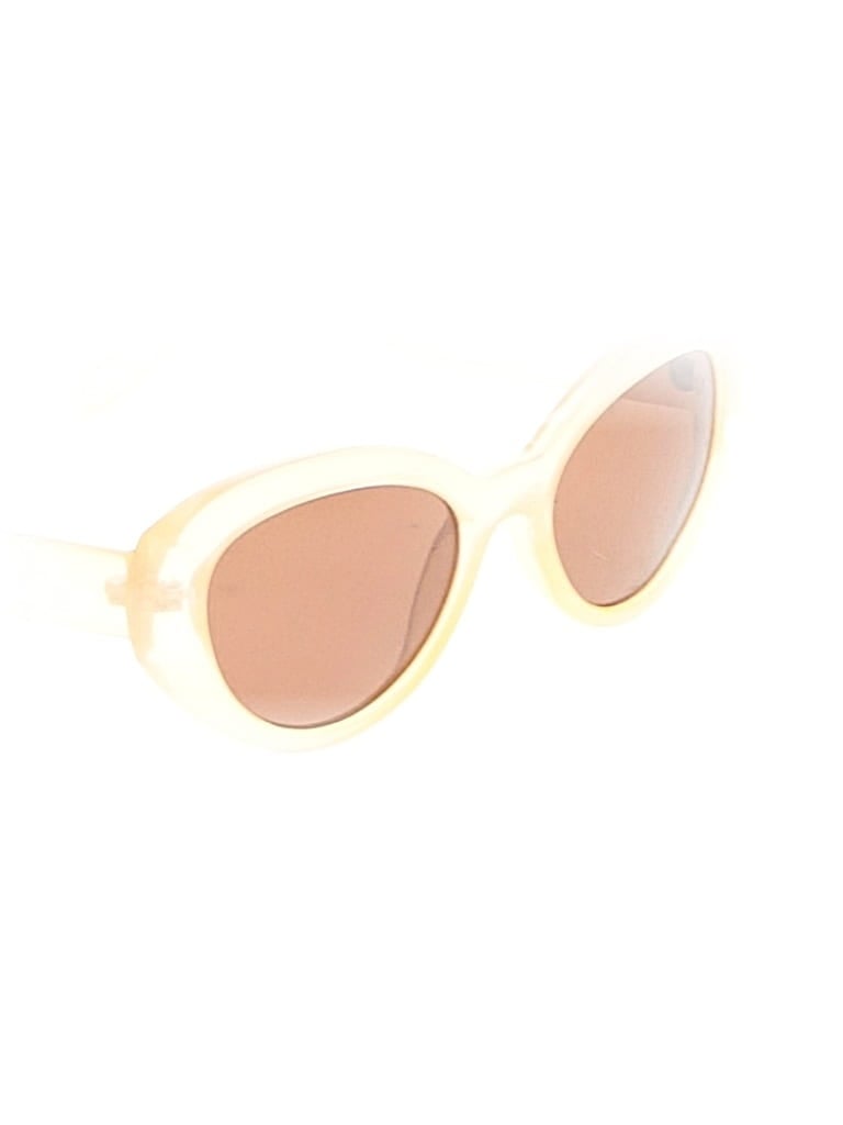 Pre-owned Aj Morgan Sunglasses In Ivory