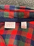 Make + Model Plaid Red Long Sleeve Button-Down Shirt Size S - photo 7