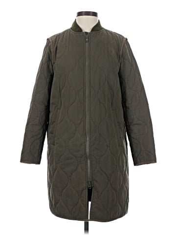 Madewell Quilted Military Coat (view 1)