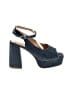Just Fab Blue Heels Size 8 - photo 1