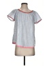 Soft Joie 100% Cotton Gray Short Sleeve Blouse Size XS - photo 1