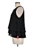 Shinestar 100% Polyester Black Sleeveless Blouse Size L - photo 5