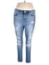 Torrid Hearts Blue Jeans Size 16 - photo 1