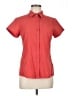 Columbia 100% Polyester Red Short Sleeve Blouse Size M - photo 1