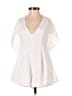 NBD 100% Polyester Solid White Ivory Romper Size XS - photo 1