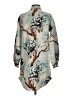 Field Flower Teal Cardigan Size XS - photo 2