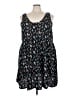 Torrid Floral Black Casual Dress Size 4X Plus (4) - photo 1
