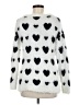 Robbi & Nikki Hearts White Pullover Sweater Size M - photo 2